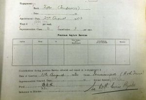 Albert Edward Waite, fitter
